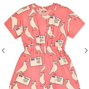 Mini Rodini Pink Pigeon ✉️ dress